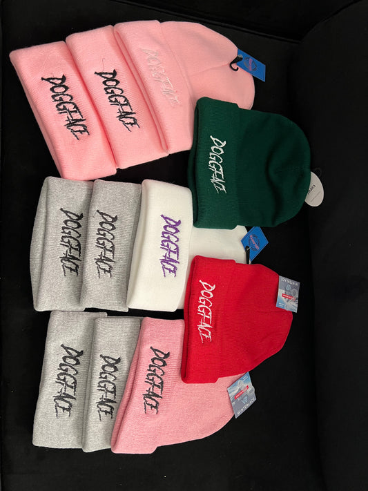 Doggface beanies or personalized